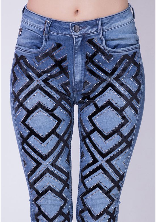 Calça Jeans  Midi