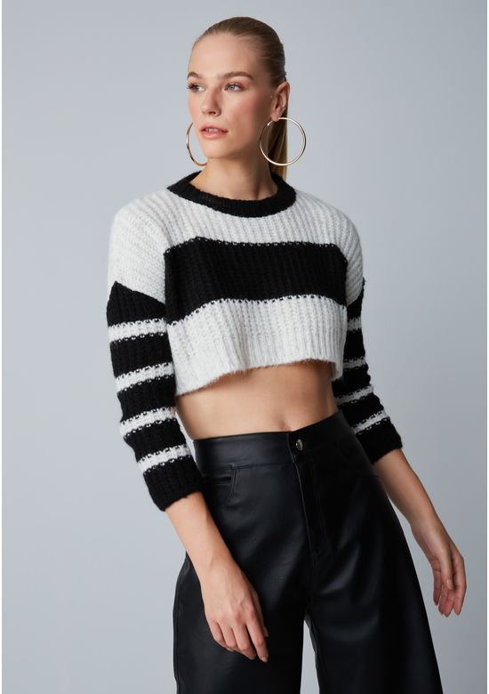 Blusa Tricot Cropped