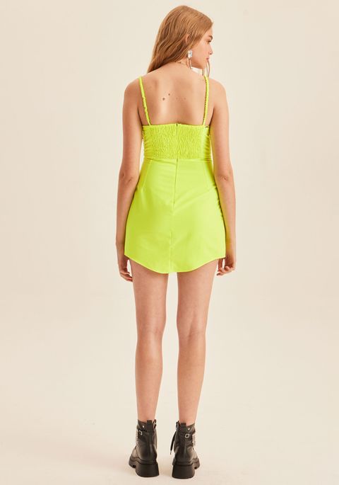 Vestido Curto De Alças