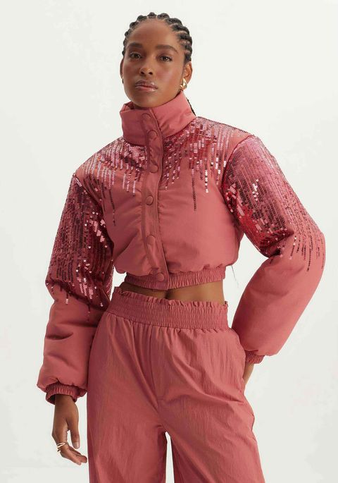 Jaqueta Puffer Cropped