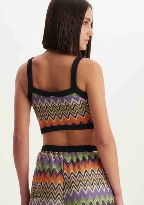 Top De Alça Estampado