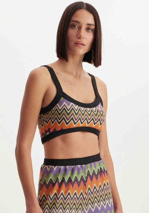 Top De Alça Estampado