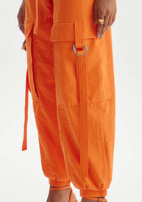 Calça Jogging Cargo Cintura Alta