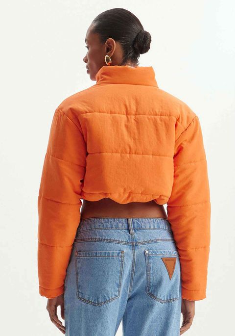 Jaqueta Puffer Cropped