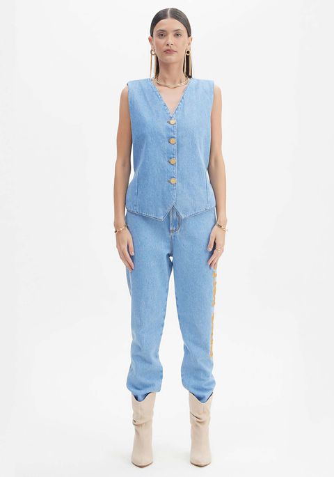 Calça Jeans Luna Mom Super High