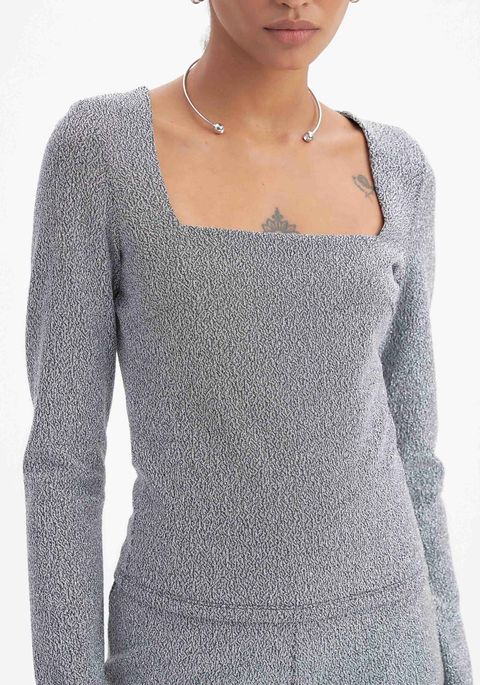 Blusa Decote Quadrado
