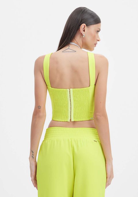 Blusa Corset Com Barbatanas