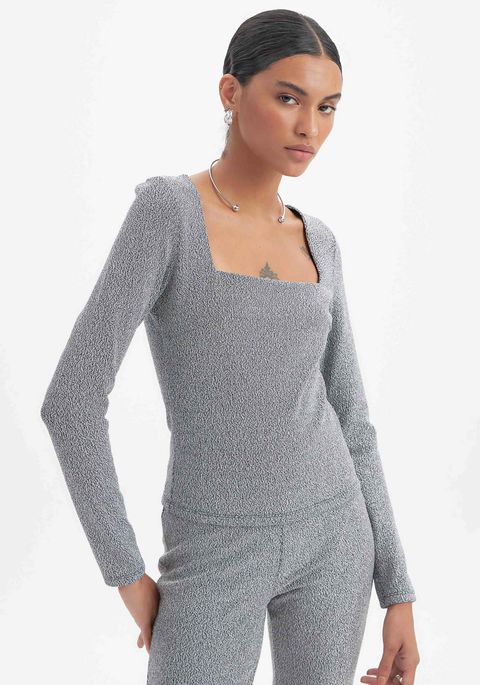 Blusa Decote Quadrado
