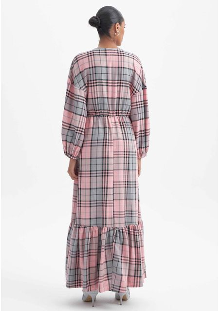 Vestido Longo Xadrez