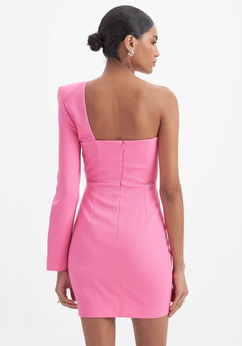 Vestido Curto Ombro Único