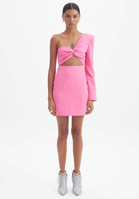 Vestido Curto Ombro Único