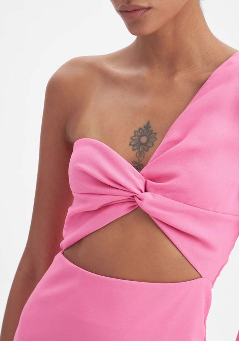Vestido Curto Ombro Único