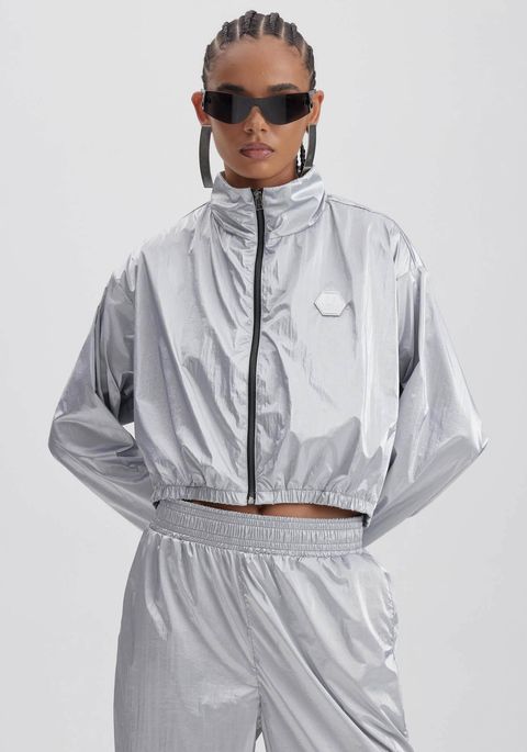 Jaqueta Cropped Gola Alta