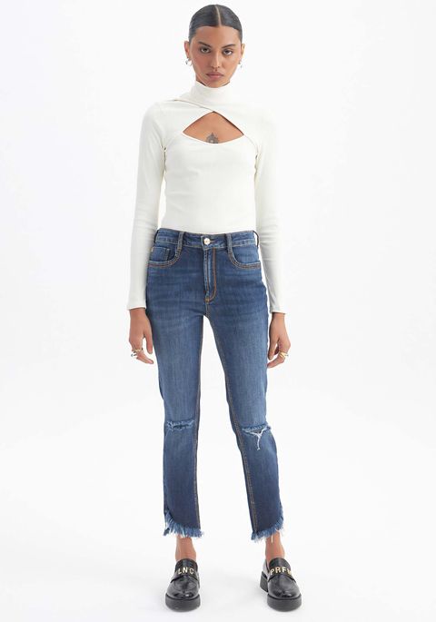 Calça Jeans Diana Ankle High