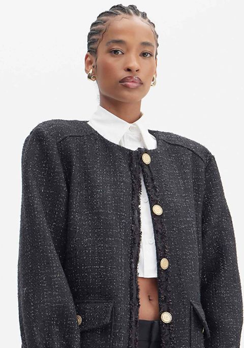 Casaco Oversized Com Ombreira
