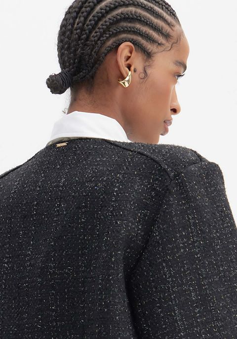 Casaco Oversized Com Ombreira