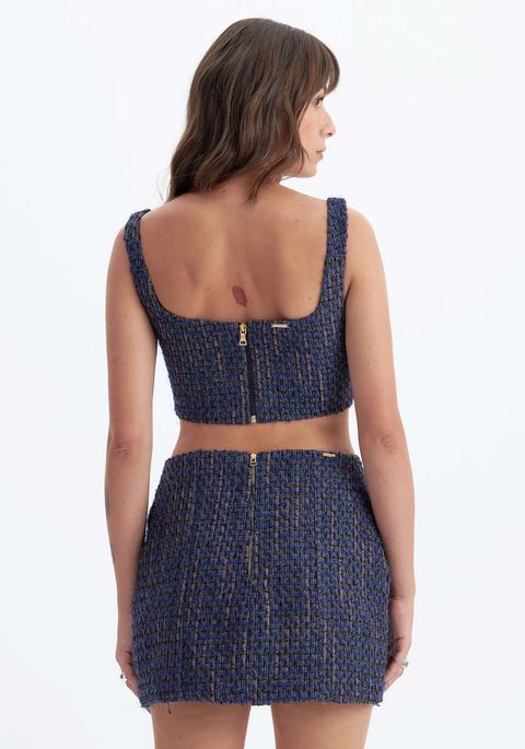 Top Cropped Com Correntes