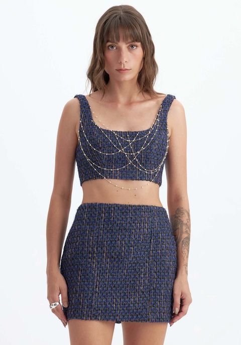 Top Cropped Com Correntes