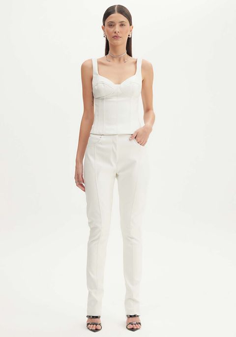 Calça Boot Cut Cintura Média
