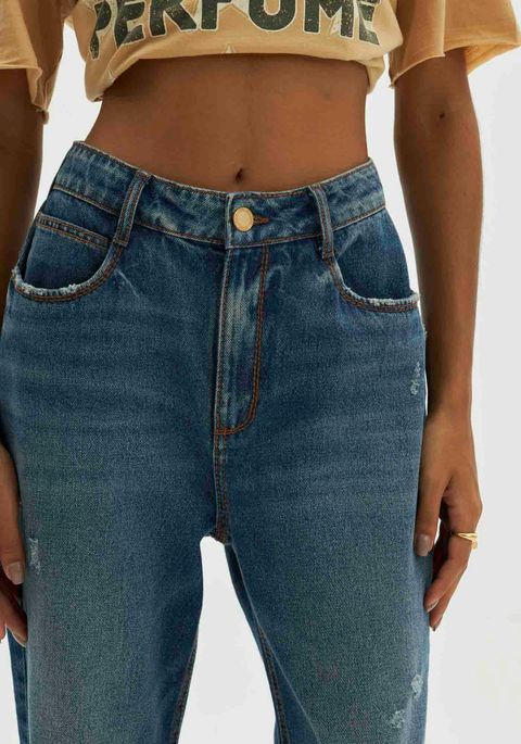 Calça Jeans Luna Mom Super High