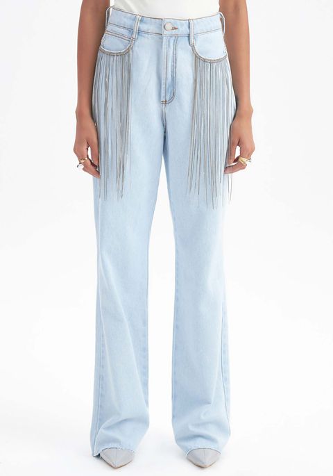Calça Jeans Full Length Relaxed High