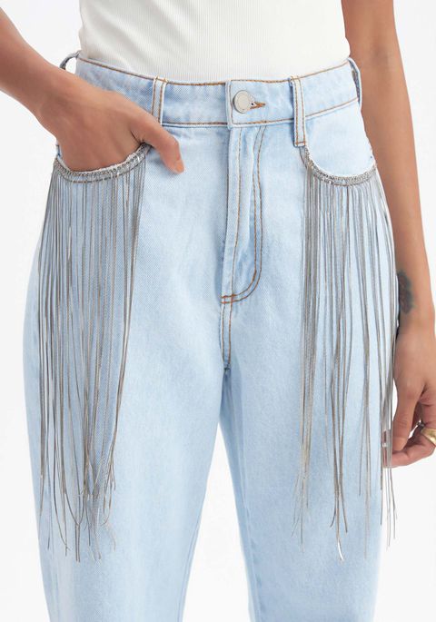 Calça Jeans Full Length Relaxed High