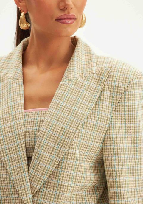 Blazer Alfaiataria Manga Longa