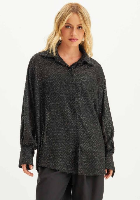 Camisa Oversized Alongada