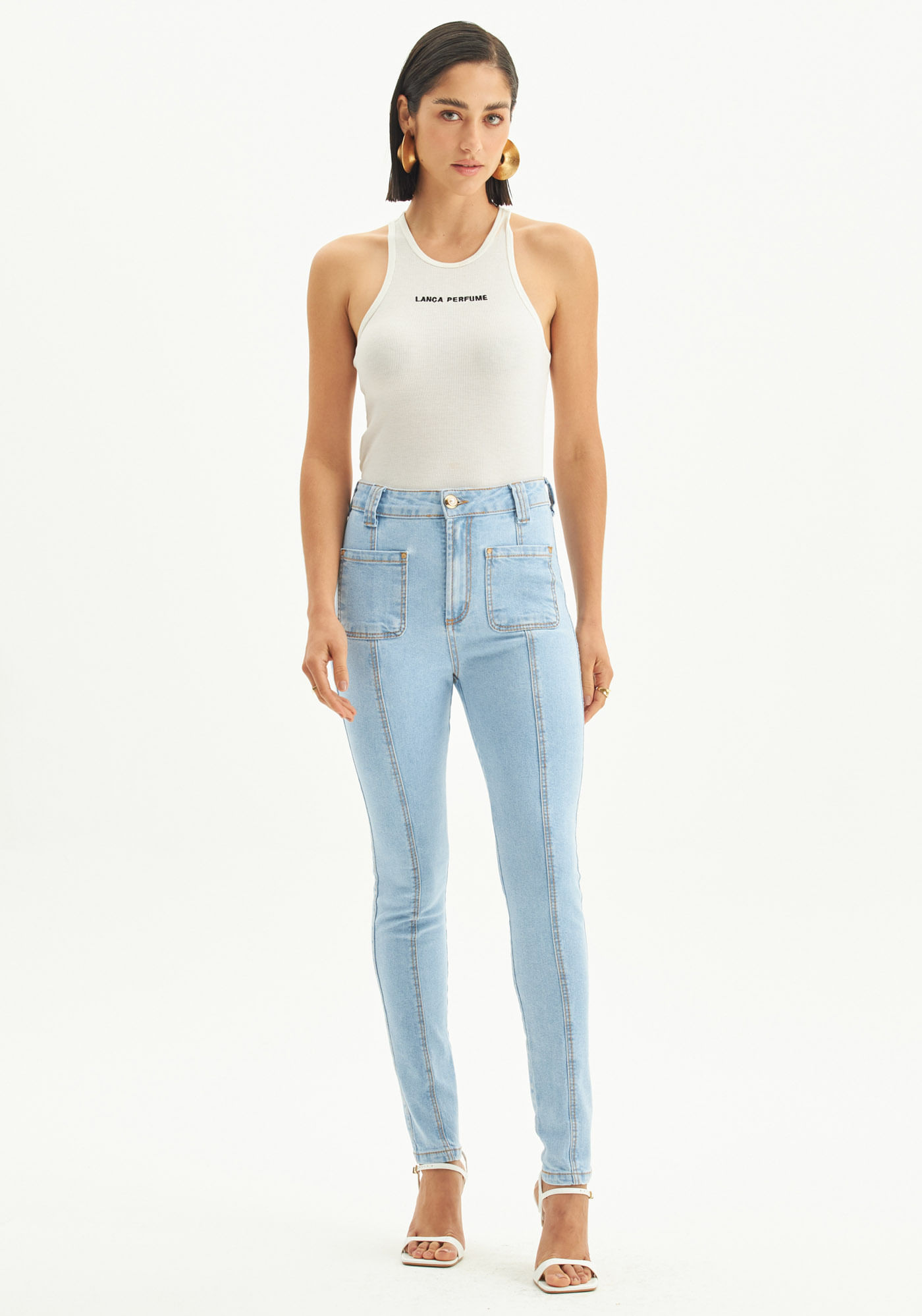 Calça Jeans Héstia Skinny Super High