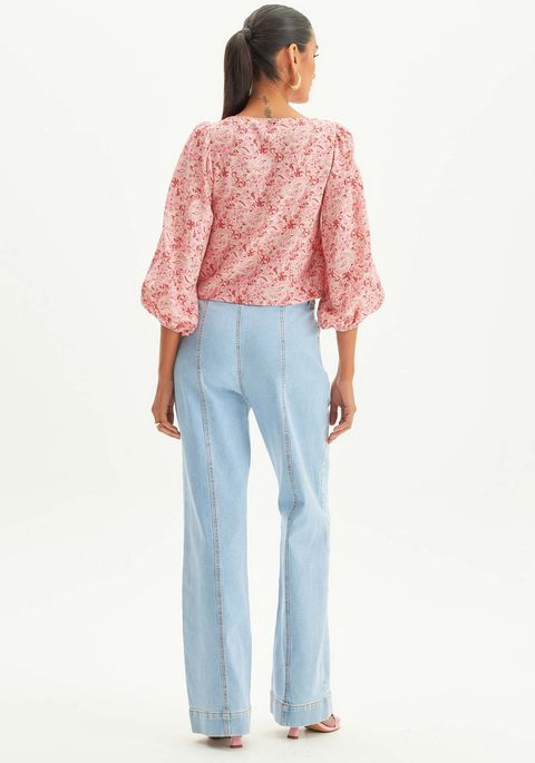 Calça Jeans Full Length High