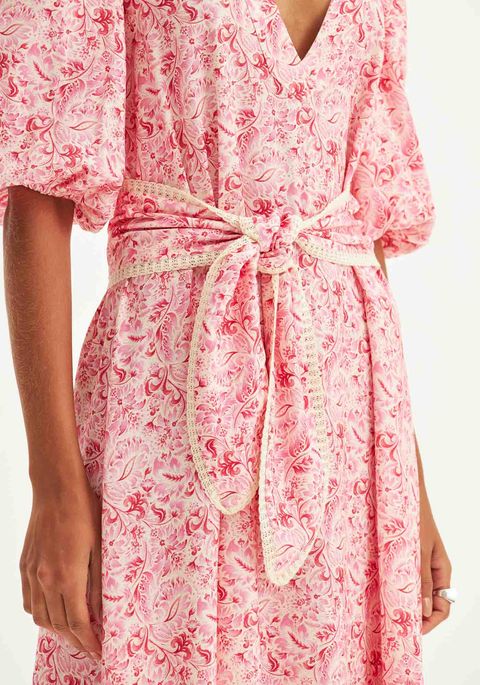 Vestido Super Midi Estampado