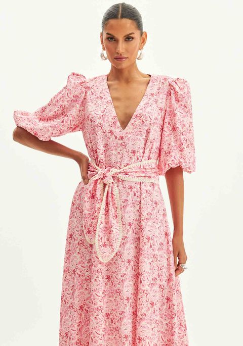 Vestido Super Midi Estampado
