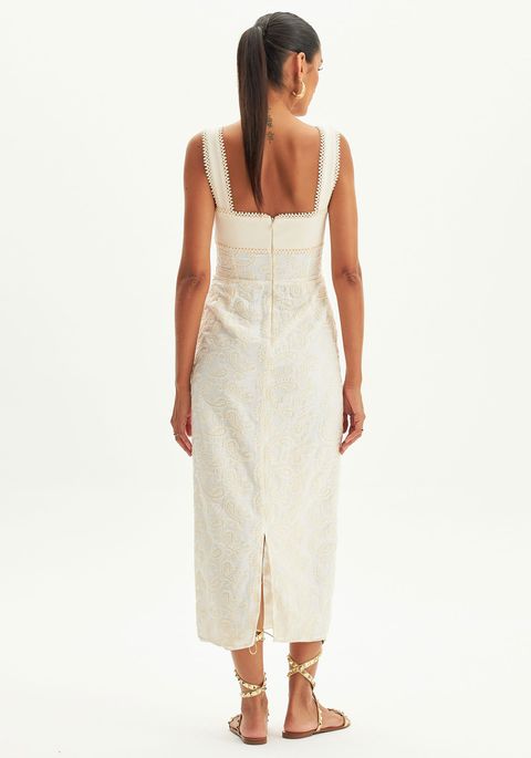 Vestido Reto Super Midi