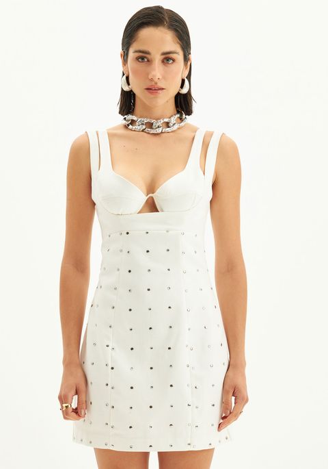 Vestido De Alça Curto