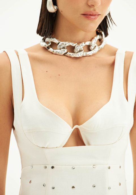 Vestido De Alça Curto