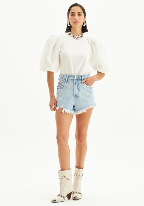 Short Jeans Comfort High