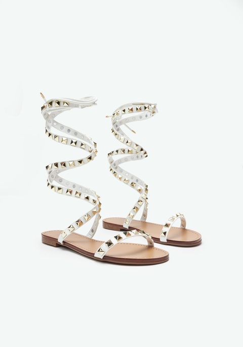 Rasteira Gladiadora Tachas