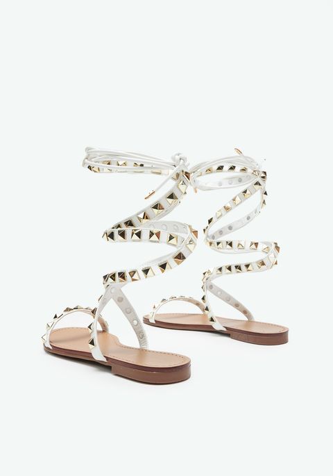 Rasteira Gladiadora Tachas