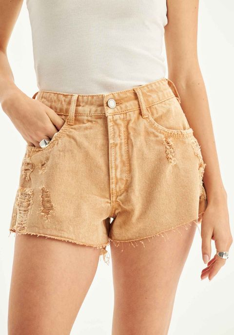 Short Sarja Comfort Cintura Alta