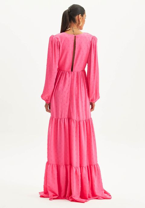 Vestido Longo Decote V