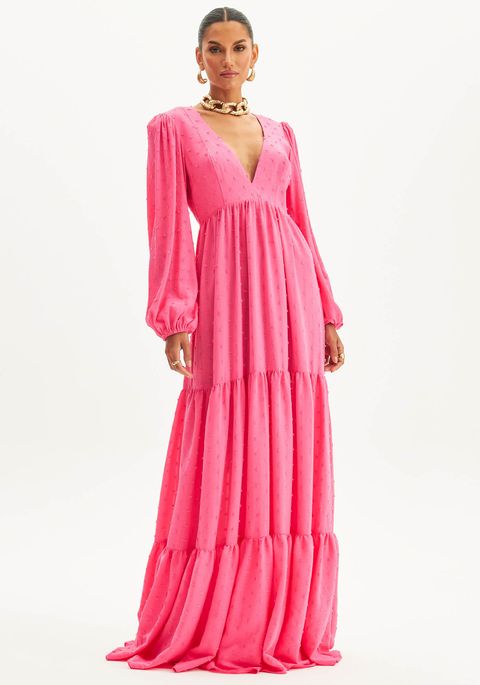 Vestido Longo Decote V