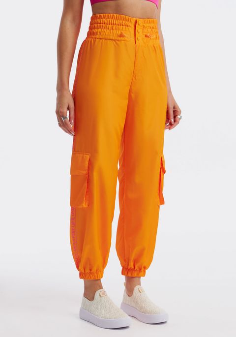 Calça Cargo Cintura Alta