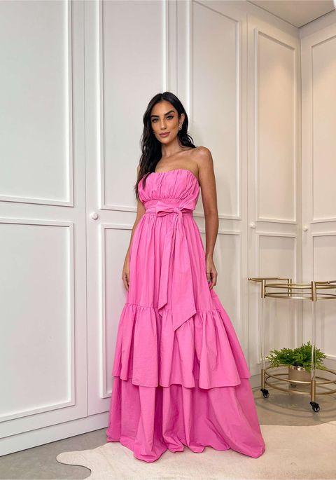 Vestido Longo Tomara Que Caia