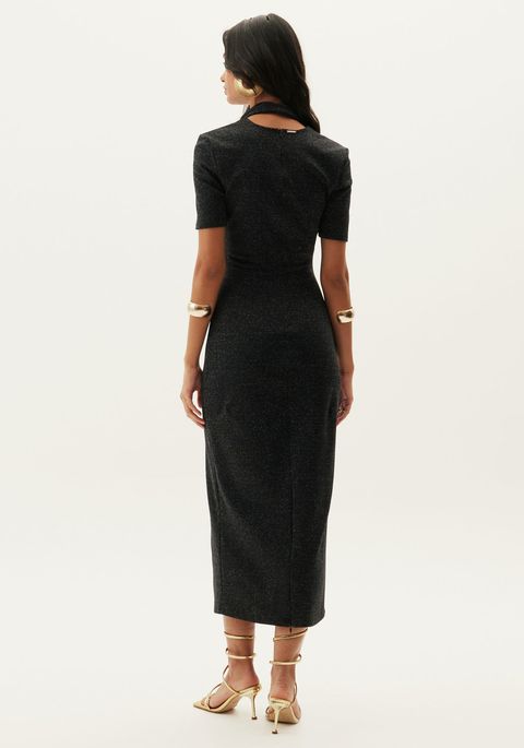 Vestido Super Midi Com Cut Out