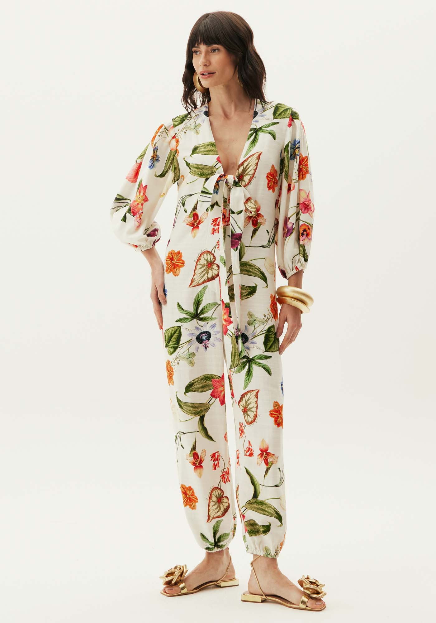 Macacão Longo Estampado