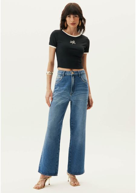 Calça Jeans Full Length High