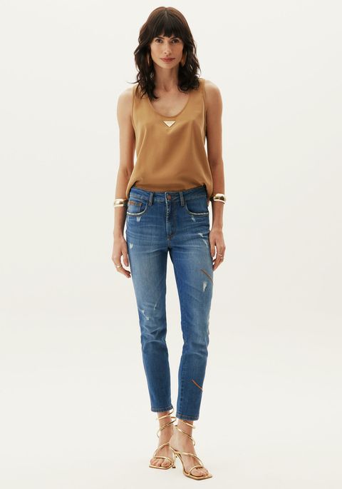 Calça Jeans Diana Ankle High
