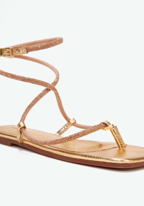 Rasteira Strass