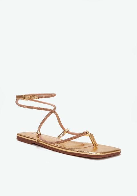 Rasteira Strass
