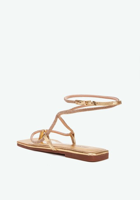 Rasteira Strass